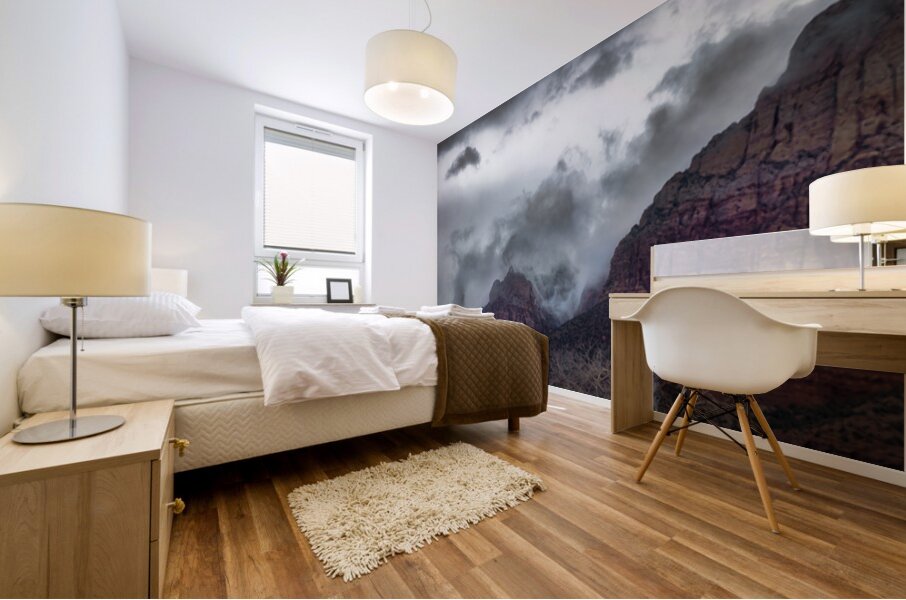 Storm Dance at Zion Mural print