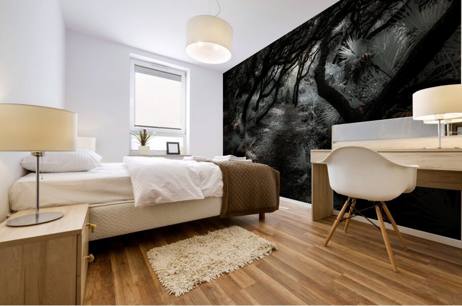 Arcadia’s Veil: The Secret Path Mural print