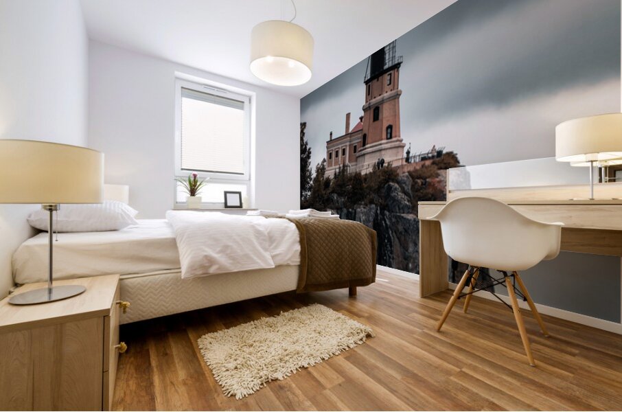 Timeless Sentinel of the North Shore Mural print