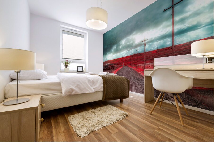 Journey through Red Horizon: Carr Colorado Mural print