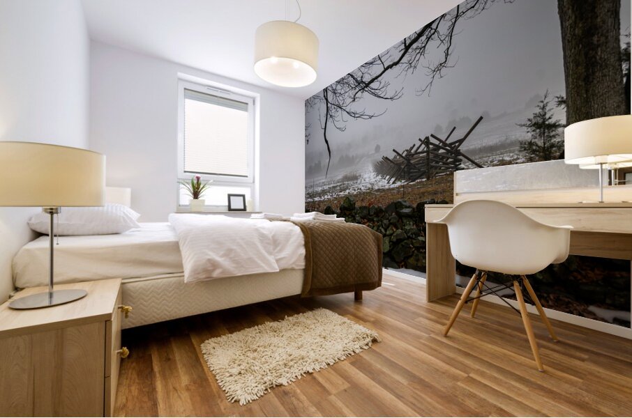 Stoney Fence Mural print