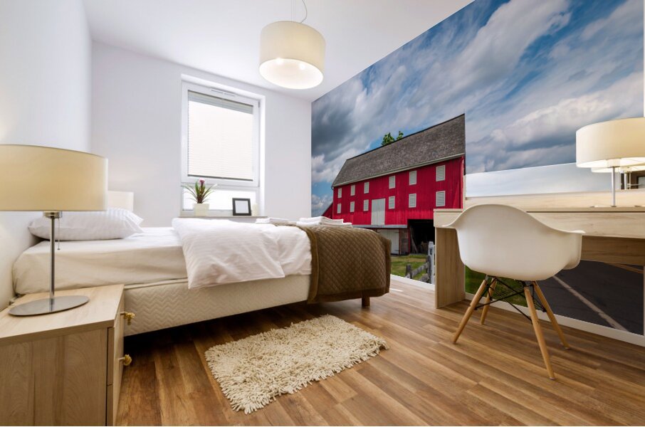 The Sherfy Barn: A Countryside Oasis Mural print