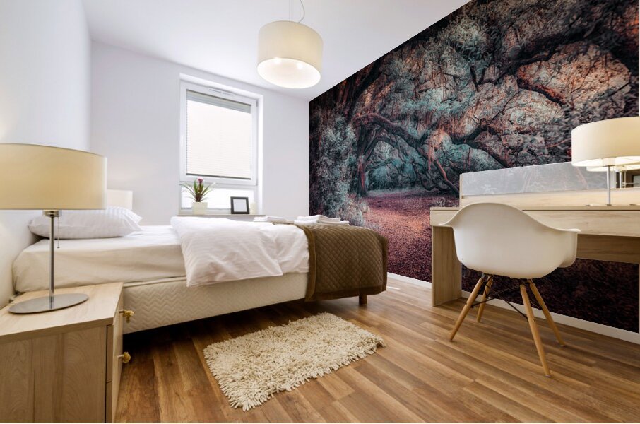 Solitary Trails: Oak Hangover Mural print