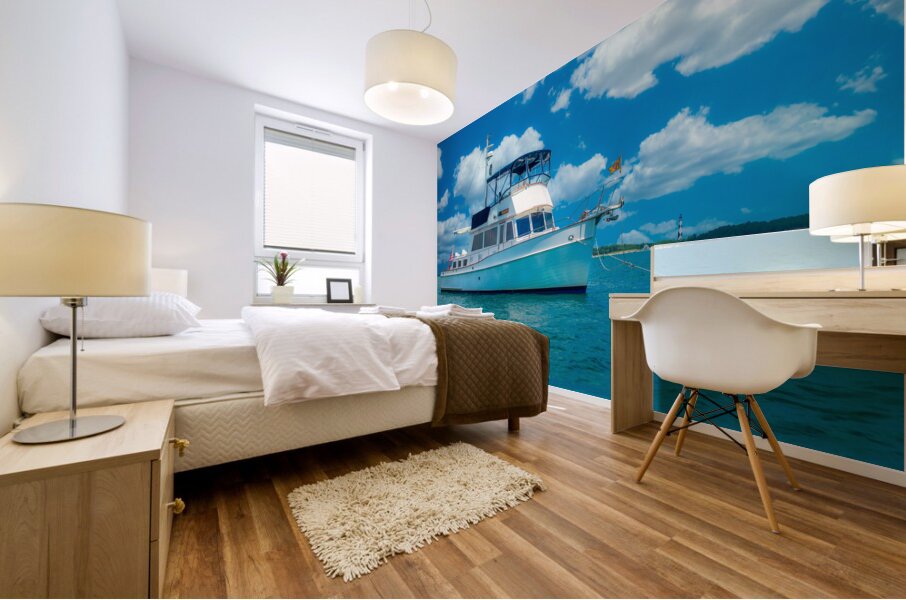 Shangri-La Lighthouse Mural print