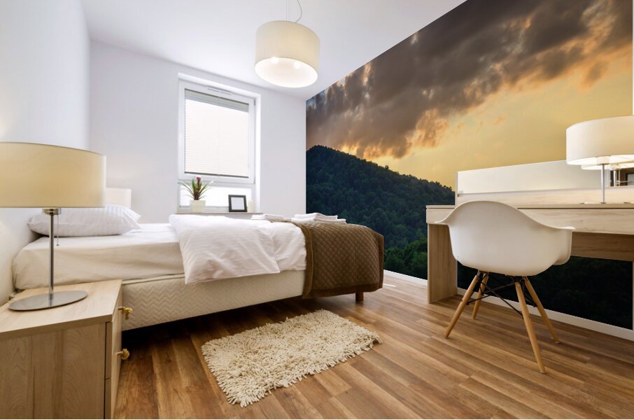 Virginias Golden Veil Mural print