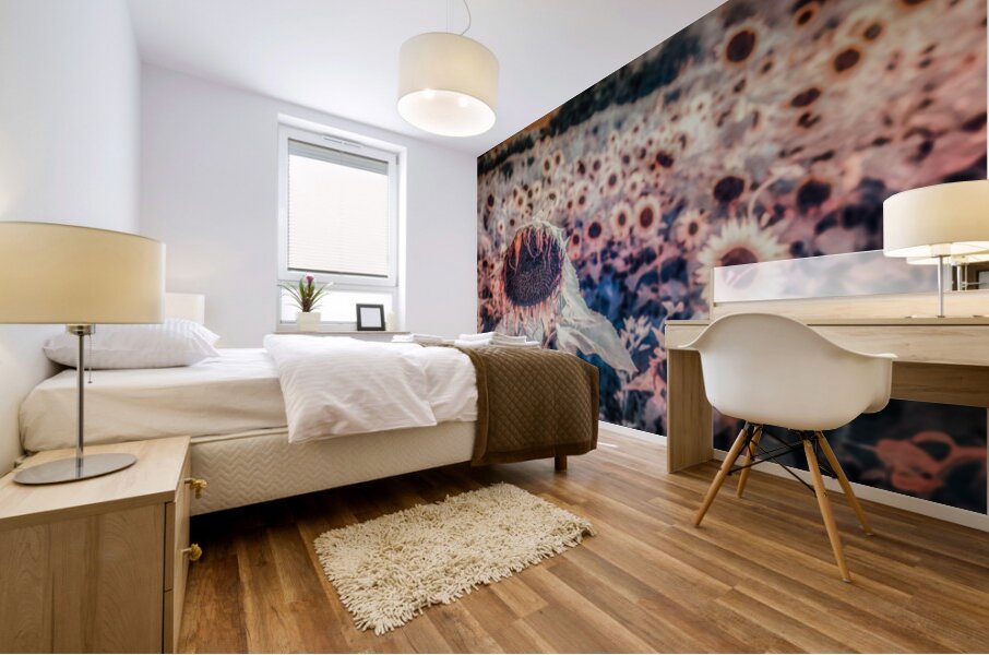 Sunflowers Last Waltz Mural print