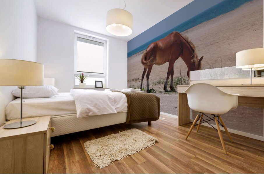 Coastal Grazing Mural print