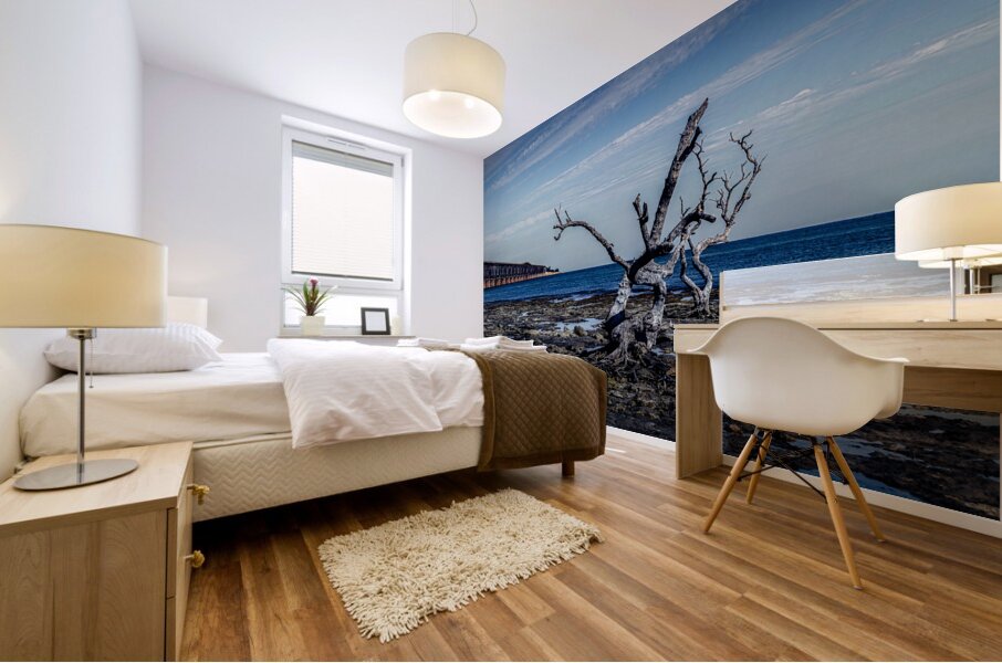 Capturing Serenity: The Tale of Hey Key - A Scenic Journey with Nature Mural print