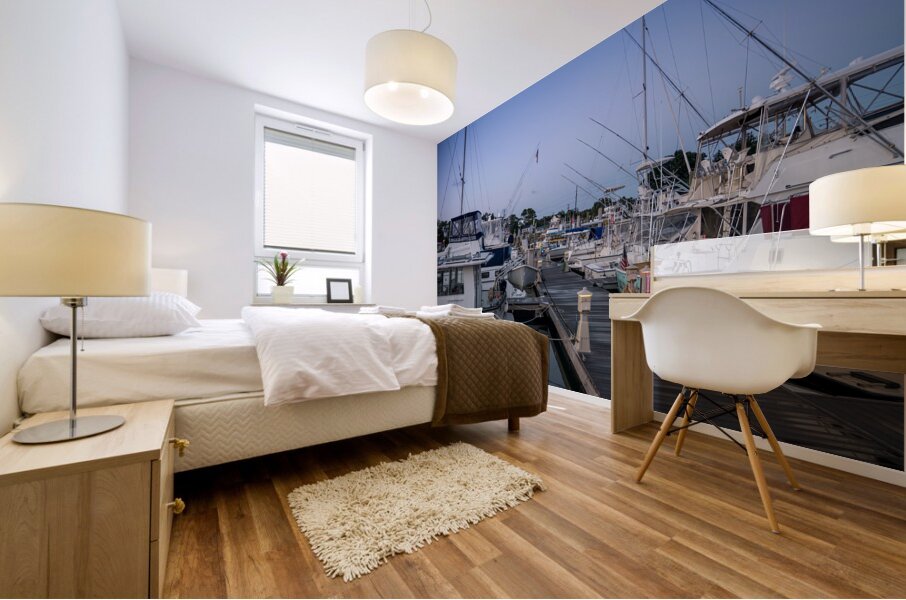 Wharfside Whispers: A Photo Chronicle of Beauforts Charm Mural print