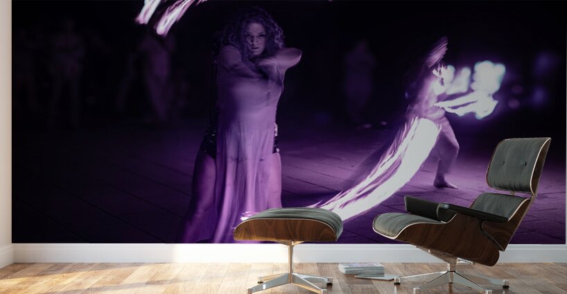 Light Trail Ballet Wall Murals