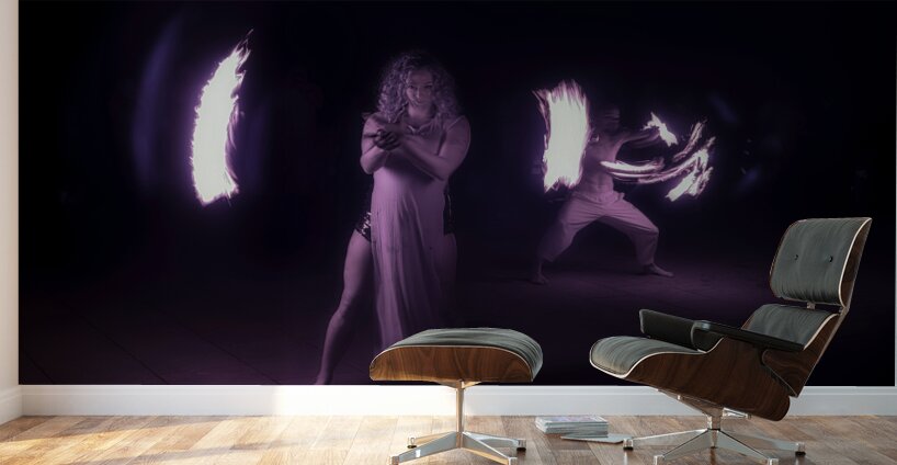 Embers in Motion Wall Murals