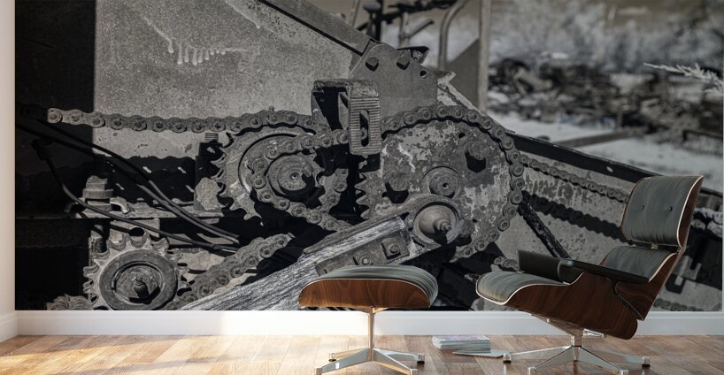 Rustic Relic - Gears Wall Murals