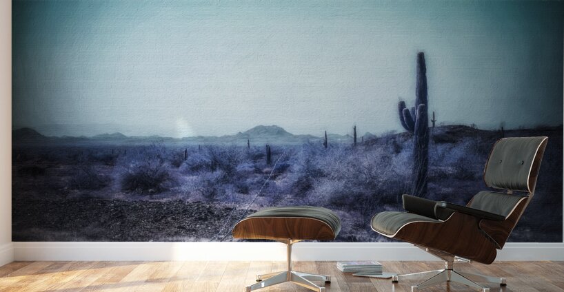 Ethereal Cactus Serenade Wall Murals