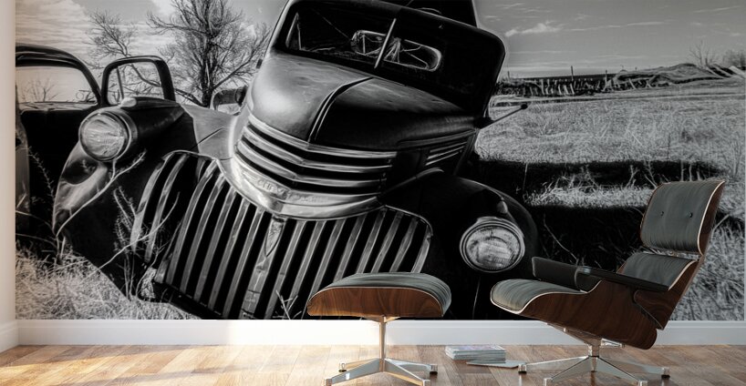 Rustic Relic   Chevy Days Wall Murals