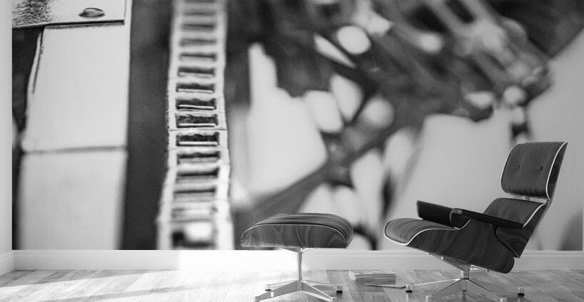 Rustic Relic   Worn Chain Wall Murals