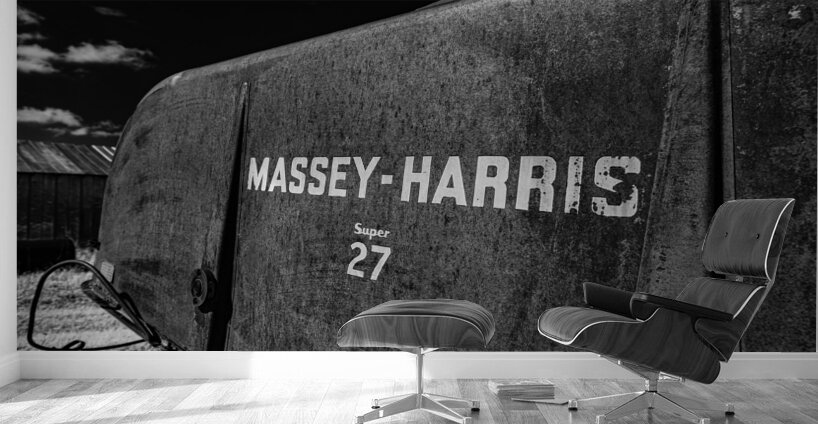 Rustic Relic   Massey Harris Wall Murals