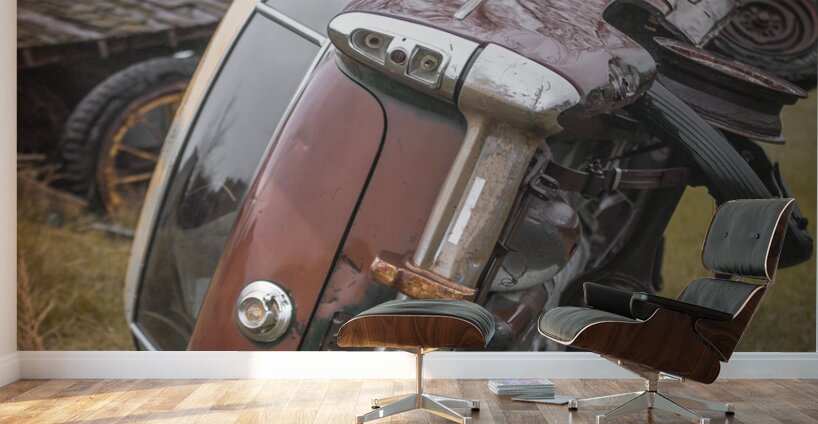 Rustic Relic   Nebraska Mercury Wall Murals