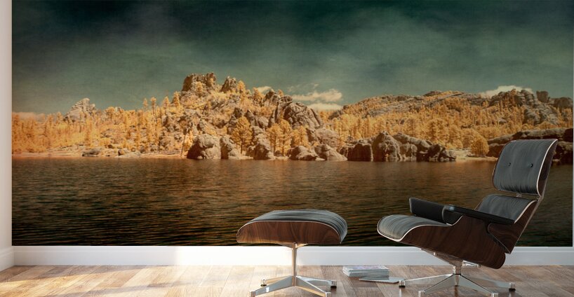 Sylvan Serenity: A Panoramic Odyssey at Custer State Park South Wall Murals