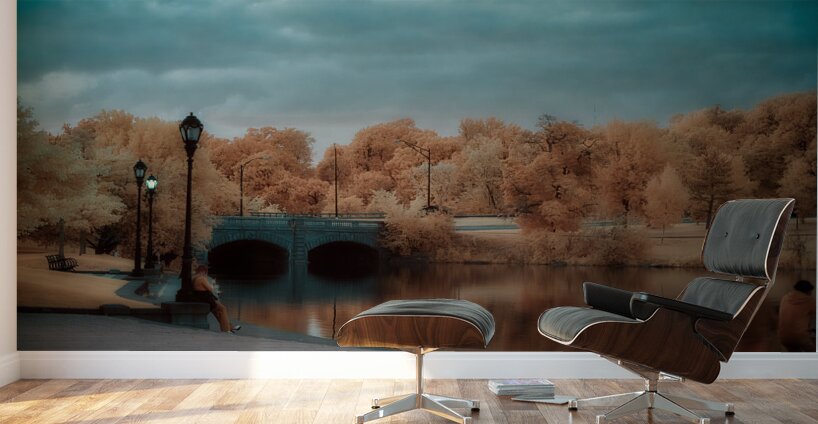 Reflections of Golden Calm Wall Murals