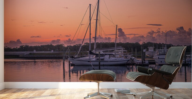 Maritime Magic: Capturing Coastal Sunrise Delights in Beaufort Wall Murals
