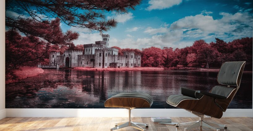 Castle Reflections Under a Texan Sky Wall Murals