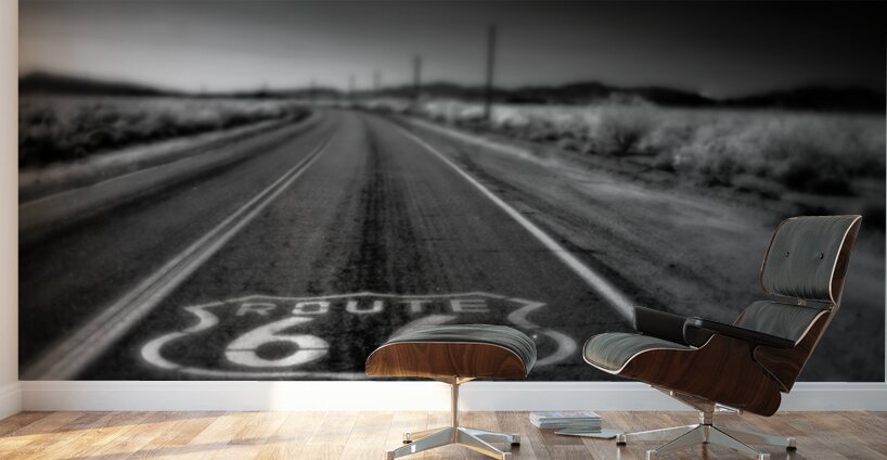 Endless Horizon on Route 66 Wall Murals