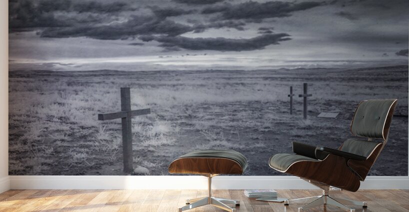 Silent Crosses: Fort Laramie Wyoming Wall Murals