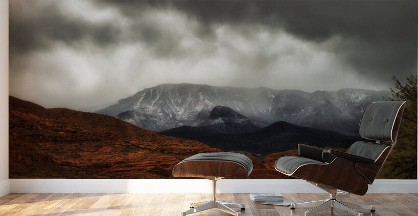 Mountain Storm Majesty Wall Murals