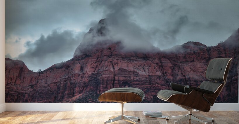 Veiled Mountain Majesty Wall Murals