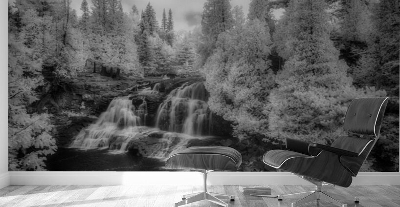 Silver Cascades of the North Woods Wall Murals