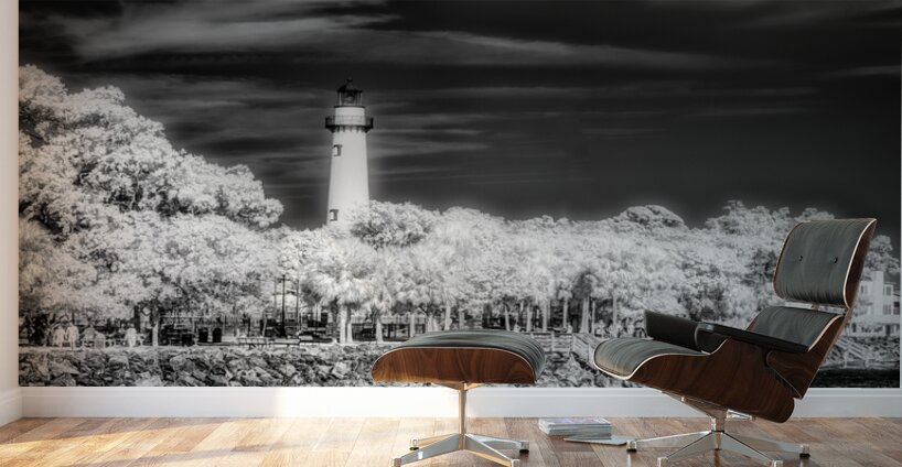 Whispers of Light: Lighthouse Glow Wall Murals