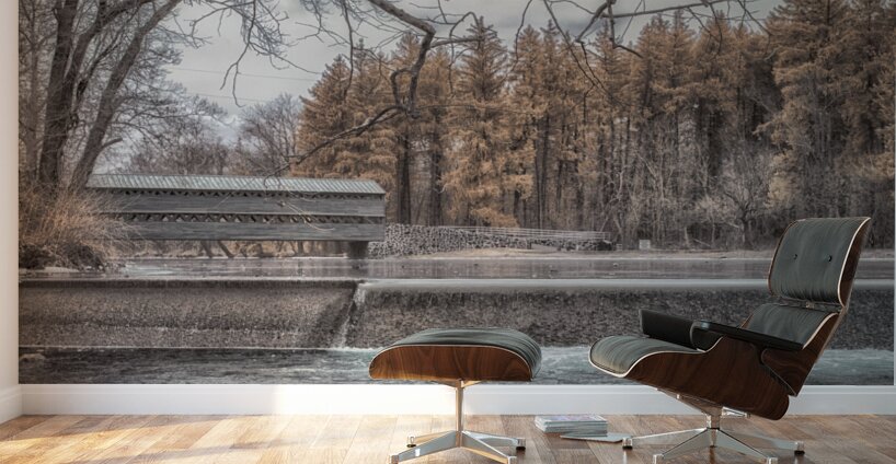 Ethereal Tranquility: Exploring Gettysburgs Bridge of Tranquility Wall Murals