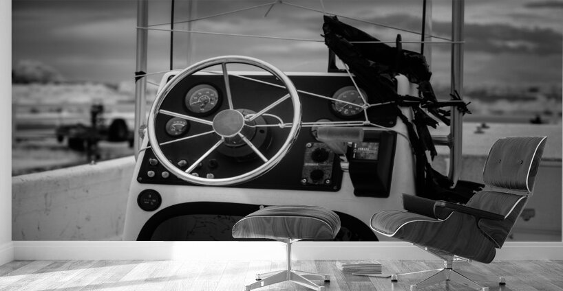 Detailing the Deck: Black & White Boat Beauty Wall Murals