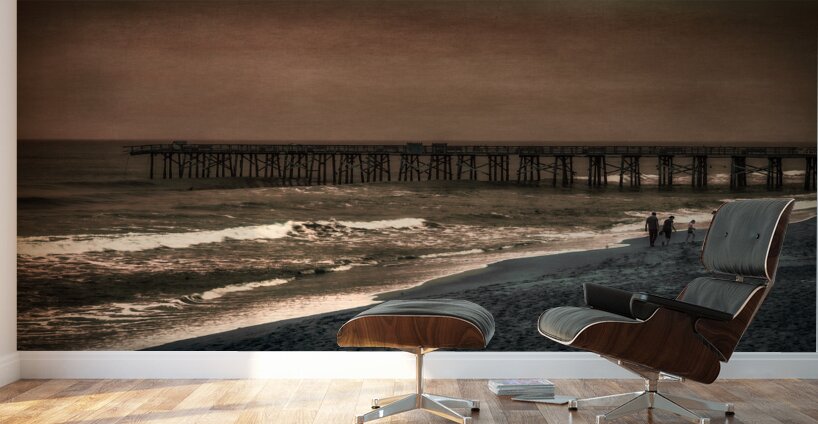 Mexico Beach waves Wall Murals