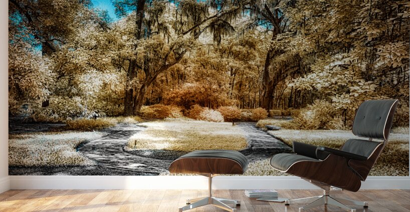 Golden Labyrinth  Wall Murals