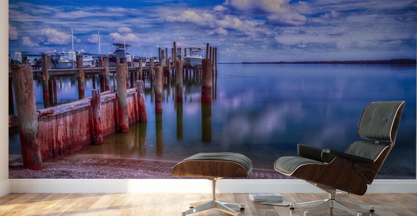 Long X Boat Ramp Wall Murals