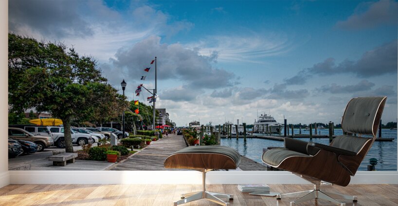 Boardwalk Beauty: A Pictorial Journey Through Beauforts Coastal Charm Wall Murals