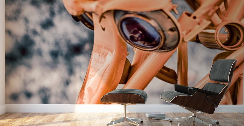 Metals Hidden Fire Wall Murals