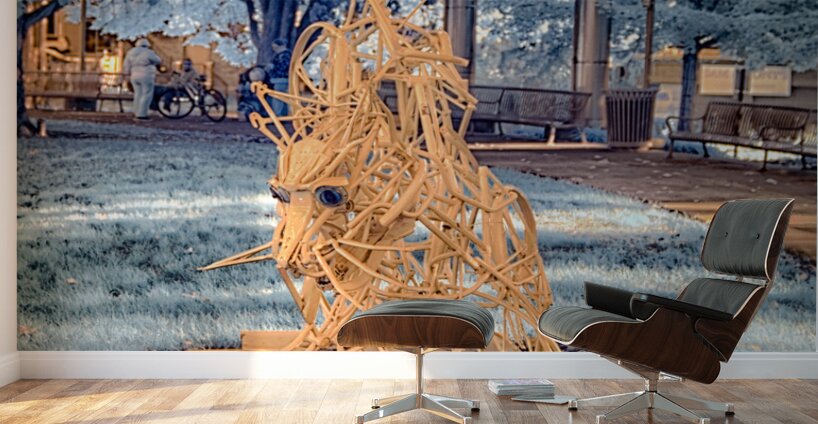 Dance of Light and Steel Wall Murals