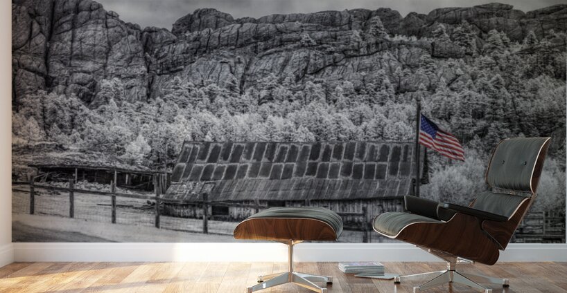 Rural American Ranch Scene Wall Murals