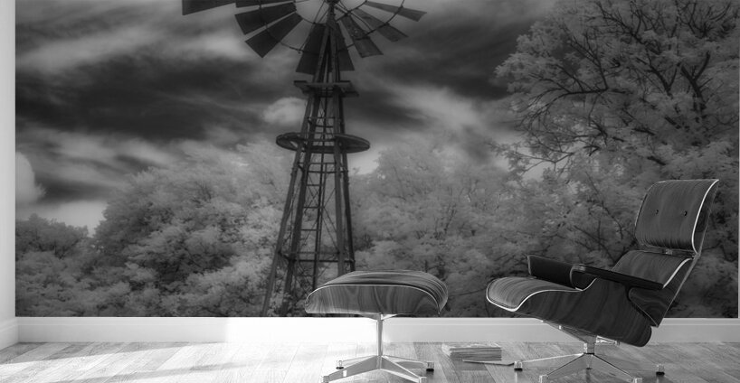 Windmill Whispers: A Gentle Breeze Wall Murals