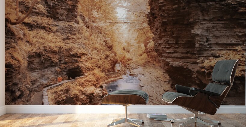 Golden Cavern Wall Murals