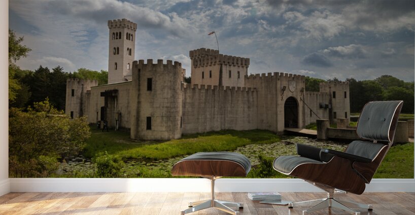 Emerald Whispers: Newmans Castle in the Texas Sky Wall Murals