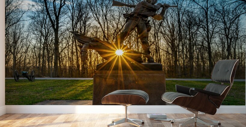 Sunset Warrior: Mississippi At Gettysburg Wall Murals