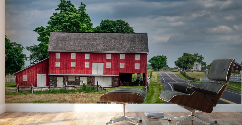 The Sherfy Barn: Roadside Charm Wall Murals