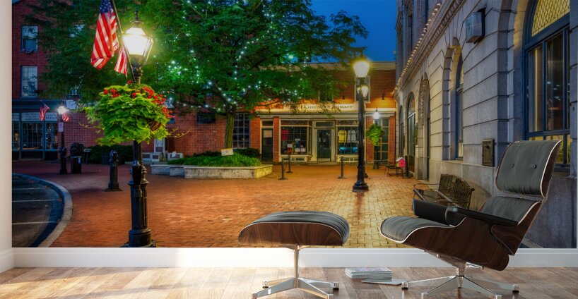 Small Town Serenity Wall Murals