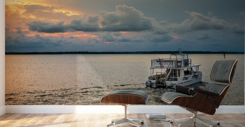 Sunset Sails: Beauforts Canvas of Romance Wall Murals