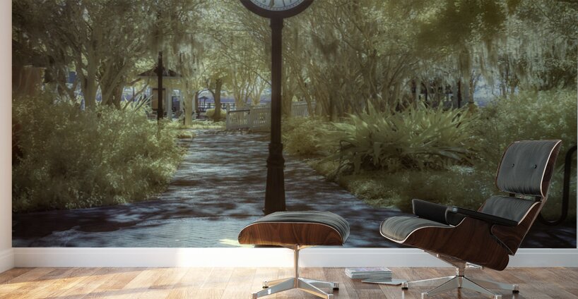 Springtime Serenity: Exploring Saint Marys Riverside Park and the Tidal Clock Wall Murals