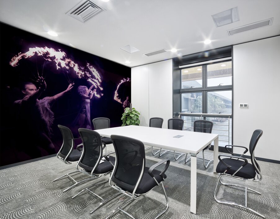 Flameweavers Dance Wall Printing