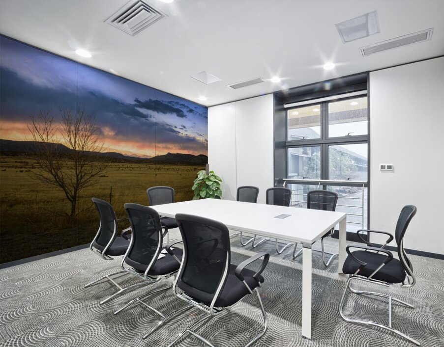 Prairie Radiance: Sunset Symphony Near Cold Beer NM Wall Printing